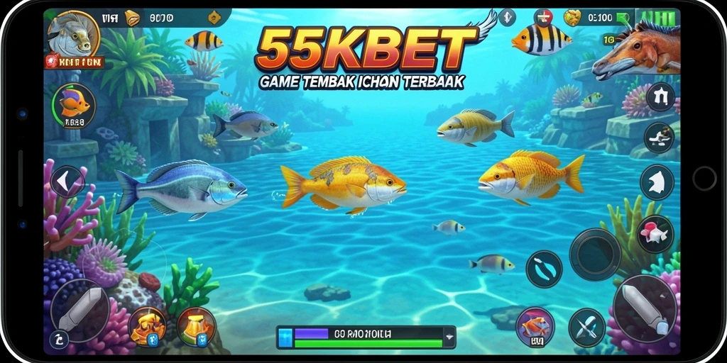 Tampilan gameplay 55KBET yang seru dan mengasyikkan.