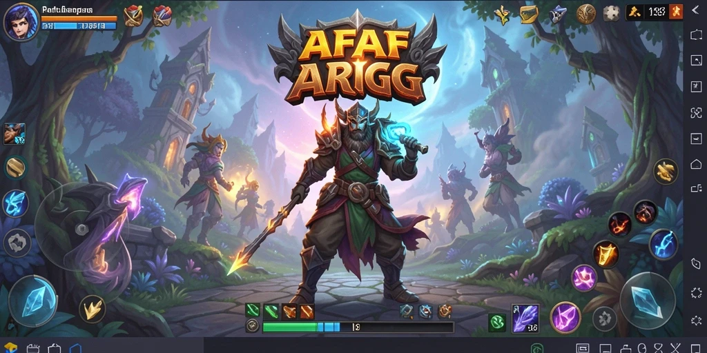Gameplay seru dalam AFAF dengan grafis menakjubkan.
