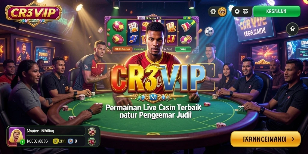 Screenshot gameplay CR7VIP menunjukkan suasana live casino yang seru.