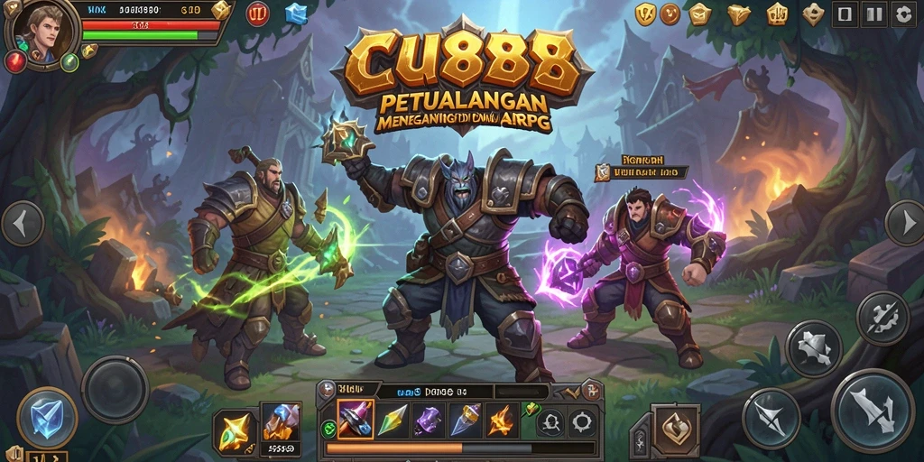 Screenshot menampilkan gameplay seru dan penuh aksi di CU888.