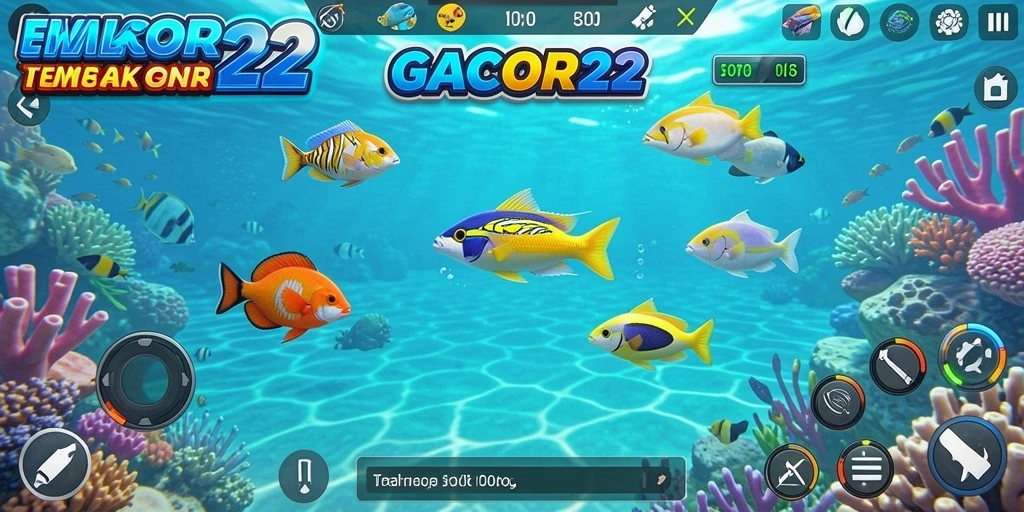 Tampilan menarik dari gameplay Tembak Ikan di GACOR22.