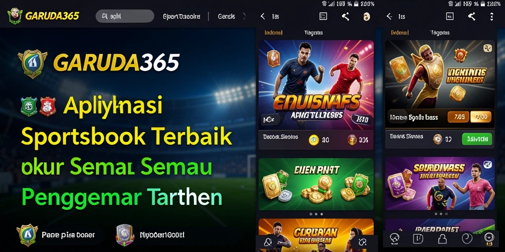 Tampilan gameplay yang menarik dalam aplikasi Sportsbook GARUDA365.