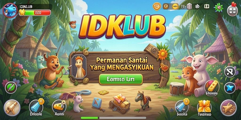 Tangkapan layar gameplay IDKLUB yang mengasyikkan dan berwarna.