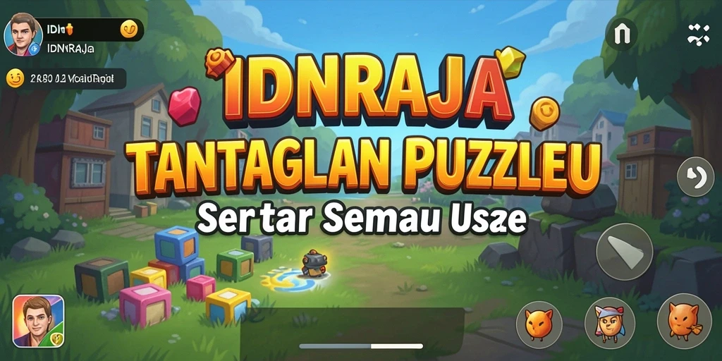 Gameplay menantang dari IDNRAJA dengan teka-teki menarik.