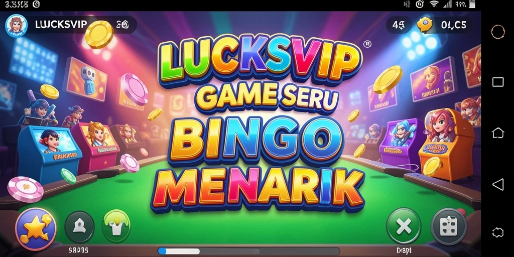 Gameplay seru LUCKSVIP di Bingo dengan fitur interaktif.