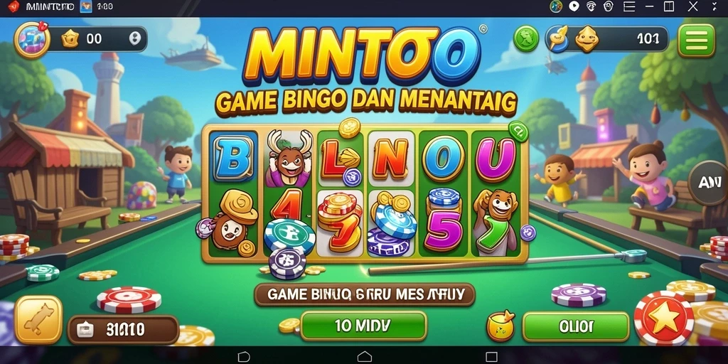 Tampilan gameplay Bingo MINTOTO yang menarik dan interaktif.