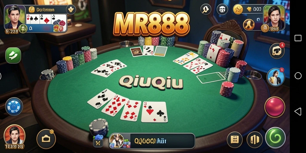 Tampilan gameplay QiuQiu yang seru di MR888.