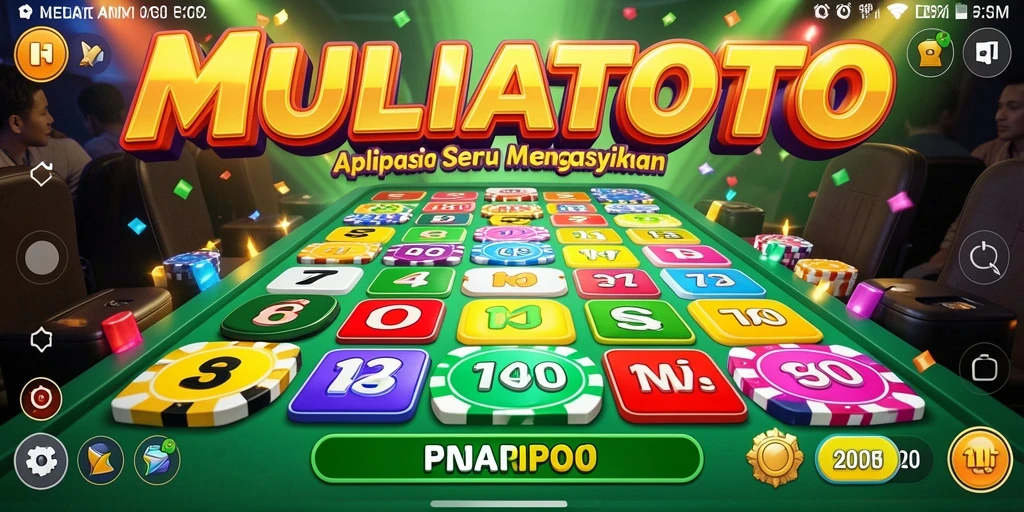 Tampilan gameplay yang seru dalam aplikasi Bingo MULIATOTO.