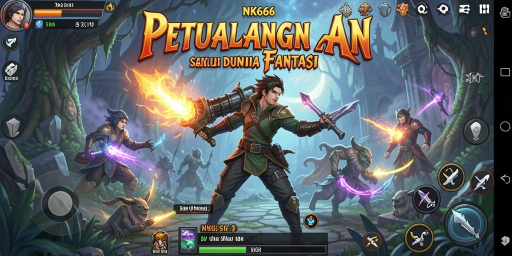Screenshot menampilkan aksi seru dalam NK666 dengan gameplay ARPG yang memukau.
