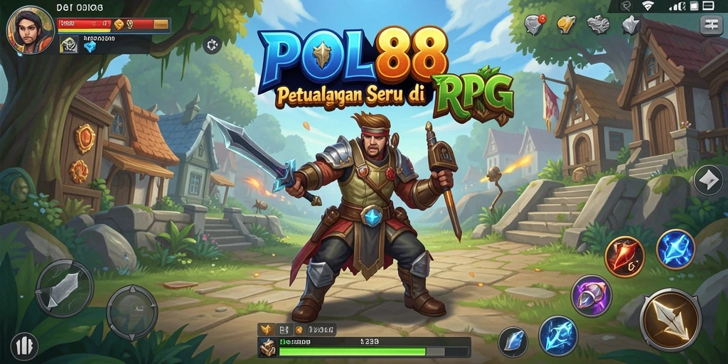 Tampilan gameplay seru dan menantang dari POL88 di dunia RPG.