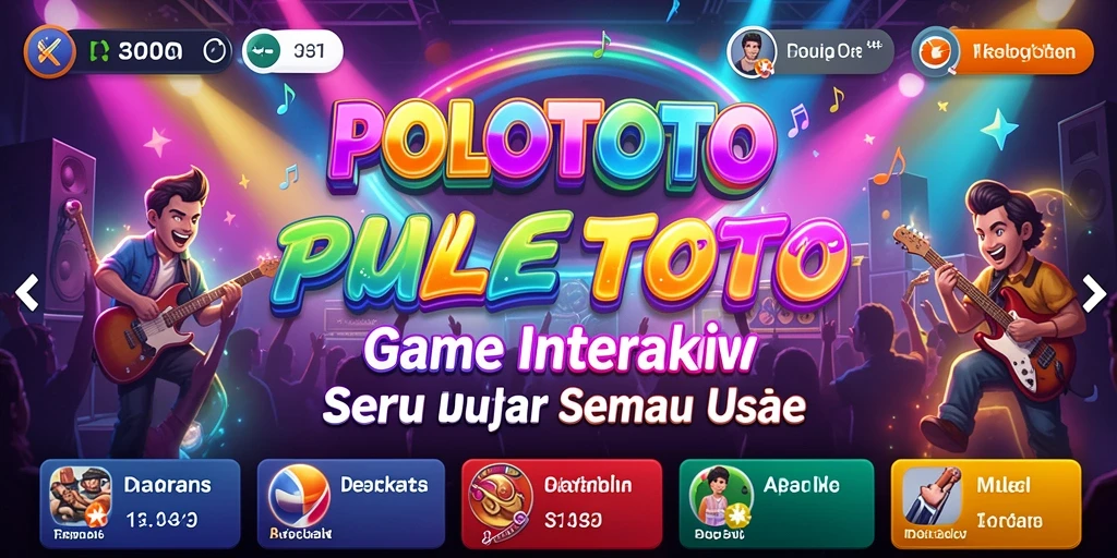 Screenshot gameplay <strong>POLOTOTO</strong> menunjukkan tantangan musik yang menarik.
