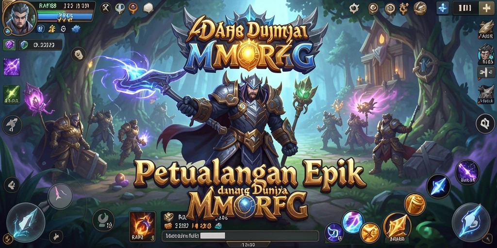 Screenshot RAFI88 menampilkan aksi pertempuran seru dalam MMORPG.