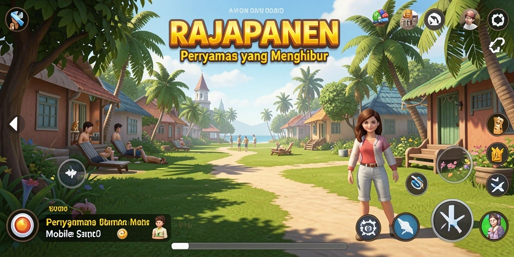 Tampilan gameplay menawan dari RAJAPANEN yang menghibur.