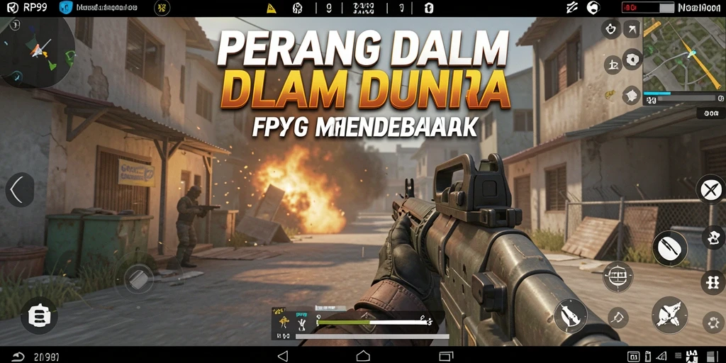 Tampilan gameplay mendebarkan dalam RP99 yang menarik.