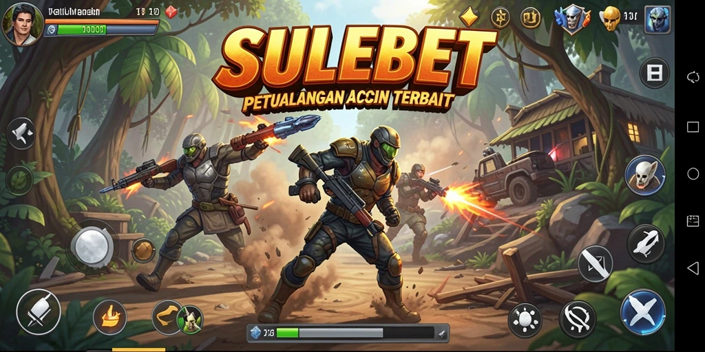 Tangkapan layar gameplay SULEBET yang menampilkan pertarungan yang seru.