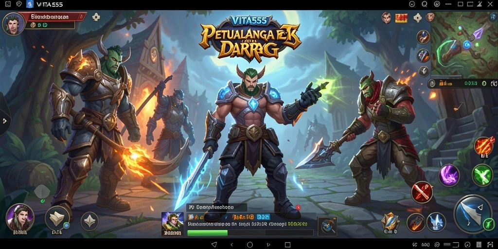 Gameplay seru dan menegangkan dalam petualangan ARPG.