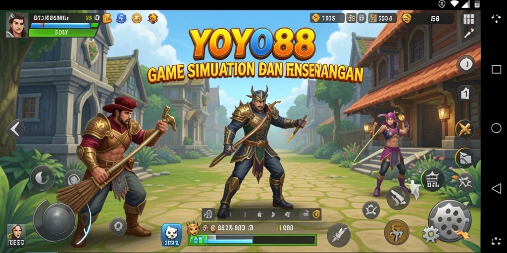 Screenshot gameplay YOYO88 dengan tampilan menarik